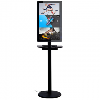 32 inch single side LCD digital screen advertising charging station